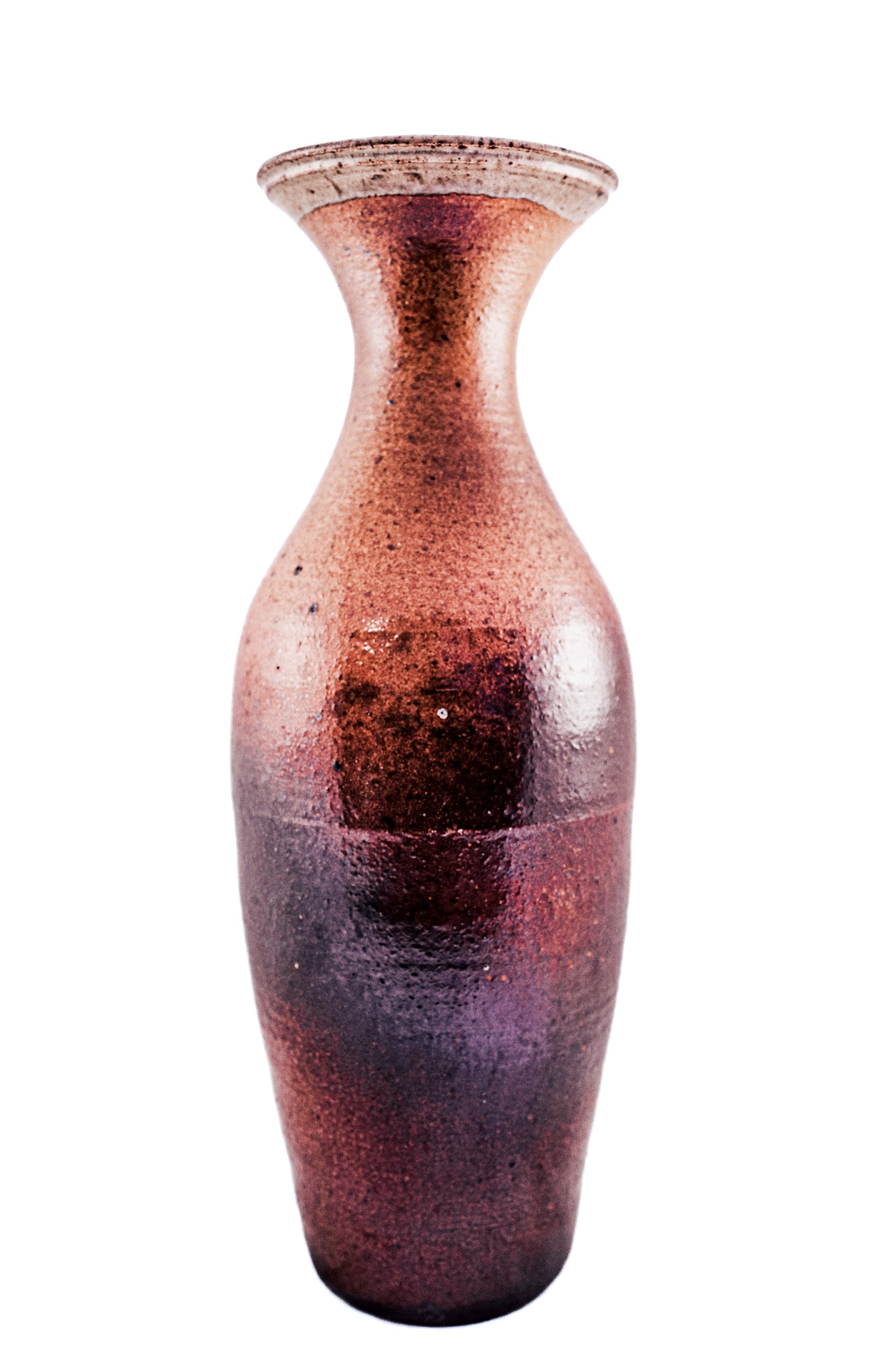 Burnished Ember Vase