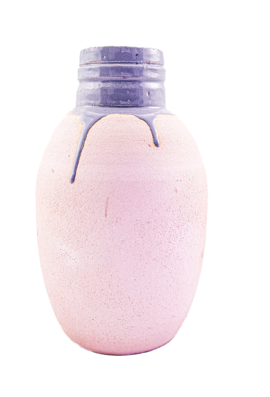Blush Stoneware Bottle
