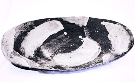Ink Tide Serving Dish