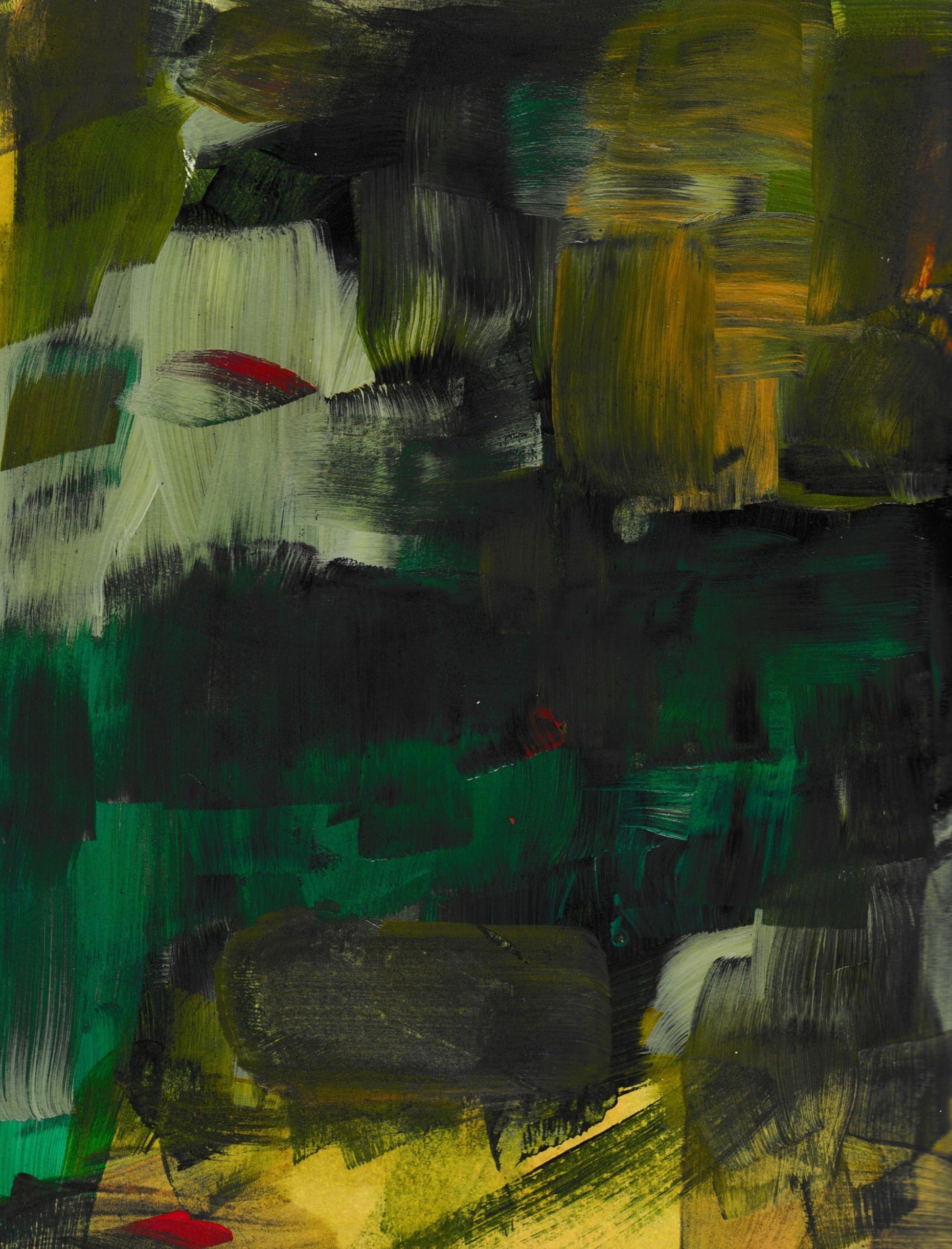 green accent, mustard accents, jessyjones, original artwork